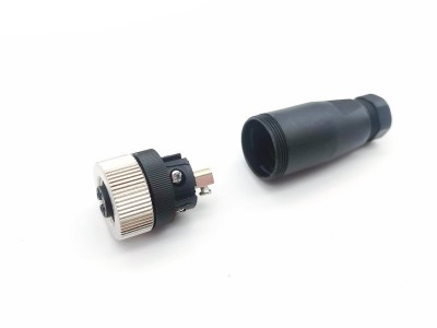 焊接式 M12*1针式直头 现场自接电缆图2