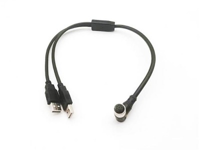 M12以太网连接器接头profinet航空防水插头图2