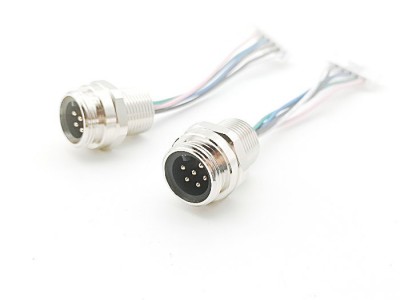 M12接插件防水航空插座4PIN5PIN6PIN圆形连接器图3