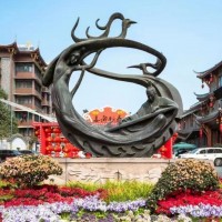 山东临沂专业定制各种不锈钢雕塑玻璃钢雕塑铁艺铜雕商业美陈雕塑