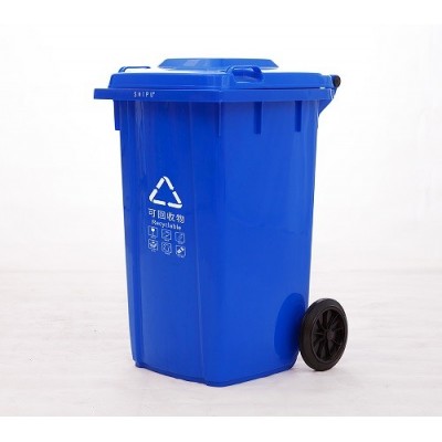 重庆长寿100L居民小区生活垃圾四色分类环卫垃圾桶图3