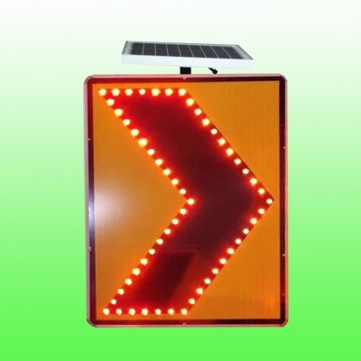 河源公路弯道诱导标志 太阳能诱导标志牌 led交通设施生产厂家图2