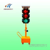 骧虎交通信号灯 移动式太阳能交通信号灯图片 临时交通