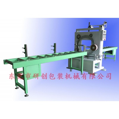 胶管水平缠绕机 惠州托盘缠绕机 缠膜机打包机视频 胶管缠绕机图2