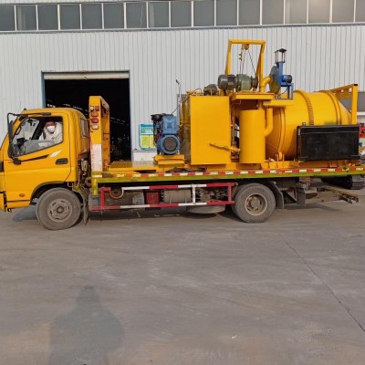 多功能沥青拌和机 路面翻修旧料再生加工罐车多规格牵引式图3