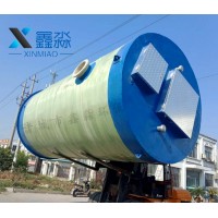 介绍雨水处理选用玻璃钢一体化泵站的标准