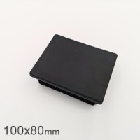钢管矩形管塞100*80塑料堵头方钢端盖封头盖帽脚塞