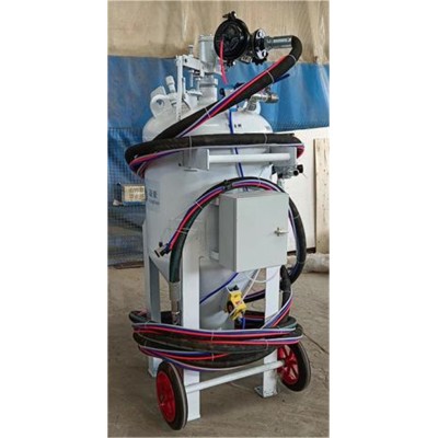 环保无尘水砂混合除锈喷砂机图4