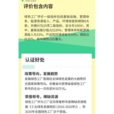 常理绿色工厂认证服务图3