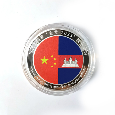 金属卡通动漫电影游戏明星寺庙神像原神唐老鸭母老鼠彩印镀金纪念章徽章定制图4