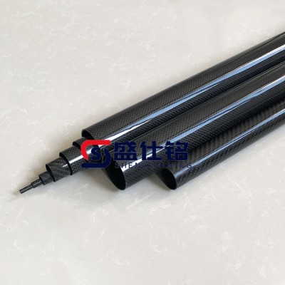 碳纤管 缠绕碳纤维管 大型碳纤维管 碳纤维支架 碳纤维梁图2