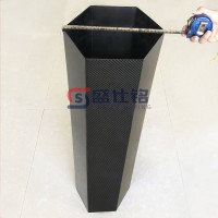 生产3K碳纤维管 超大口径圆管耐高温方形碳管型材 碳纤维管