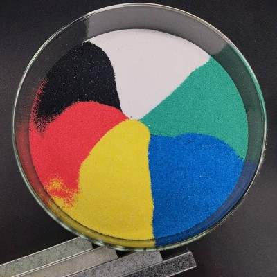 美缝剂环氧地坪填充用轻质彩砂 色彩丰富流动性强低增粘轻质砂填料图6