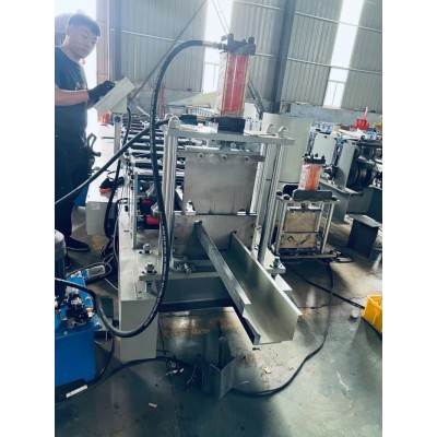 铝板水槽机 金硕机械 落水槽成型机 彩钢板水槽设备图2