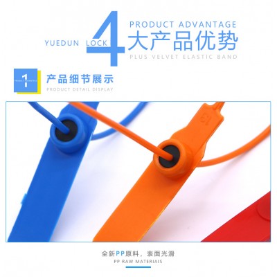 煤炭运输车用铅封塑料封条卡扣图3