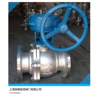 船用法兰手动涡轮球阀