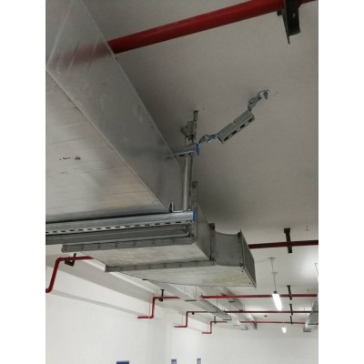 黄冈0.8m²风管抗震支架安装厂家 圆形风管抗震支吊架市场报价行情图3