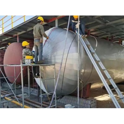 球罐保温工程承包公司泡沫玻璃罐体铁皮保温施工队图5