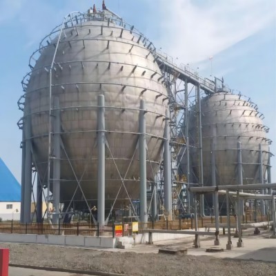 金昌石油储罐保温施工队铝皮泡沫玻璃球罐保温施工方案图2