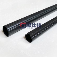 碳纤维U型L型管开模定做 异形碳纤维管定制生产