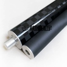 轴辊用斜纹碳纤维管 辊轴 导向辊 碳纤维制品加工