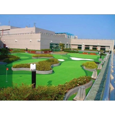 贵州公园迷你高尔夫果岭设计  贵州嵌沙仿真人工果岭仿真果岭图4