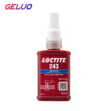 宁波乐泰胶水loctite243螺丝胶 螺纹锁固胶剂 通用型密封单组分厌
