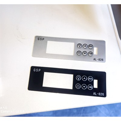 徐州元亨丝印定制温控面板贴 控温设备鼓包按键贴数显温度湿度面贴图2