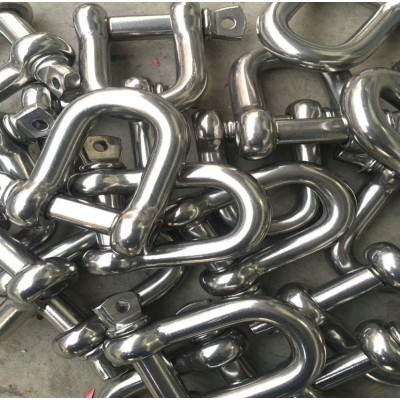 304不锈钢卸扣、起重机卸扣、船舶316不锈钢卸扣D型卸扣厂家图6