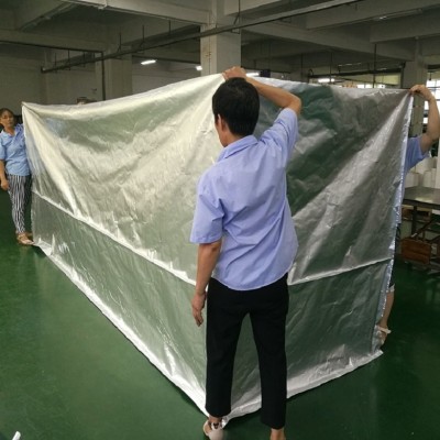 五面四方型超大防潮袋 机械铝箔包装袋图2