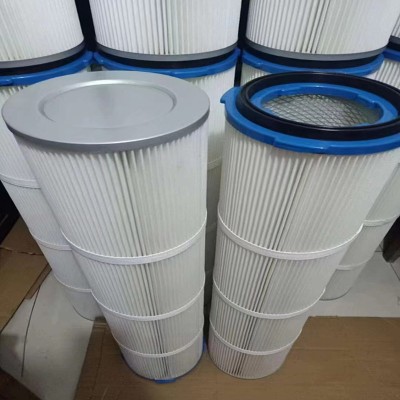 焊烟净化器喷涂喷塑流水线自洁式聚酯纤维工业除尘滤筒图2