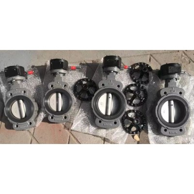 船用中心型手动涡轮蝶阀 GB3036-94C 带船检证书图2