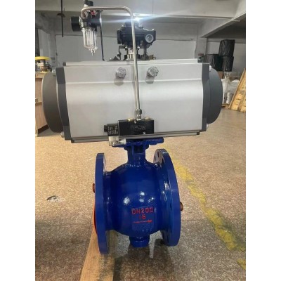 碳钢V型调节阀-气动v型调节阀-v型法兰球阀出厂价图3