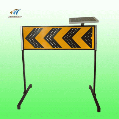 道路施工线形诱导标志 太阳能交通标志牌生产厂家图4