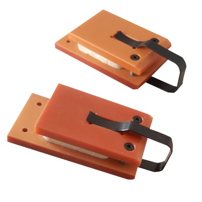 通用型精密带刀片皮机配件常规油棉固定夾子图5