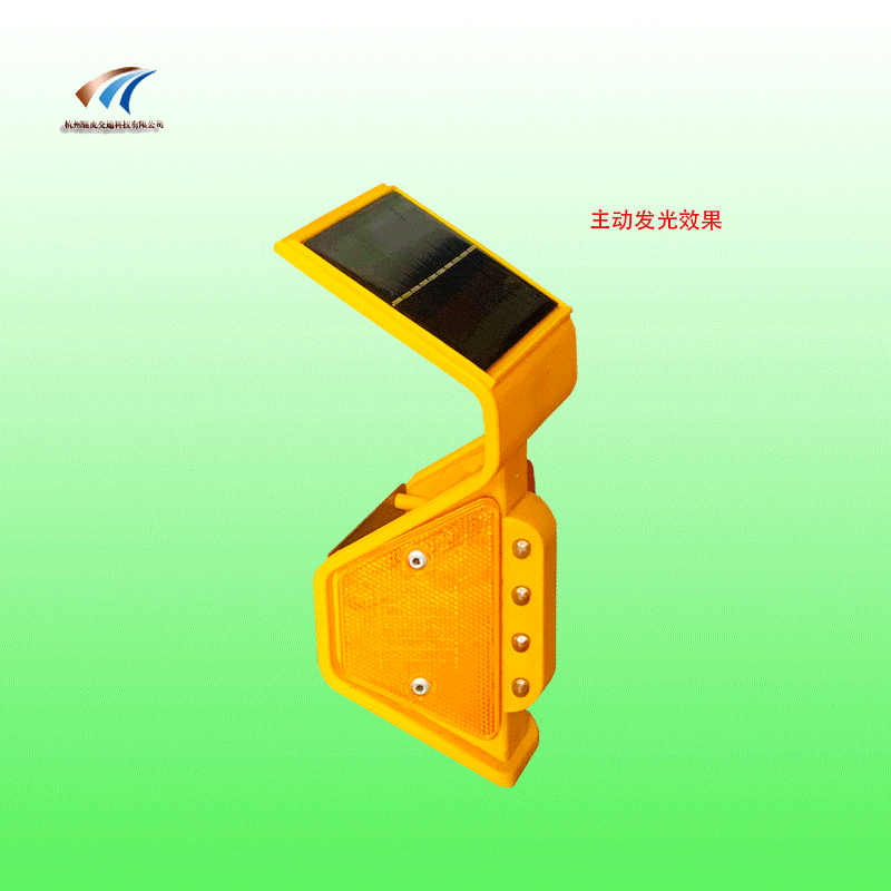 唐山波形护栏警示灯 太阳能轮廓标护栏灯 交通设施厂家