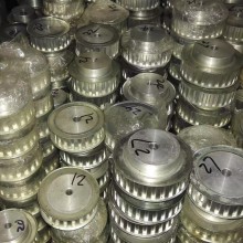 H型同步皮带轮带宽25mm总厚47.5工艺内孔 铝合金齿形带轮单轮三相