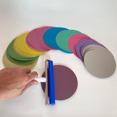 1200目D15um酒红色砂纸127mm5英寸钻石砂纸图2