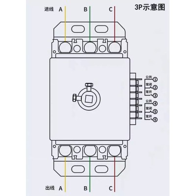消防水泵机械应急启动装置 250A消防泵应急强启装置 机械应急启动开关图4