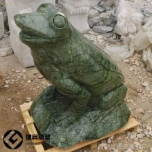石雕青蛙 公园青蛙喷水石雕 户外水景