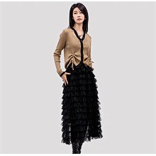 温碧霞代言IRENENA服装品牌半身蛋糕