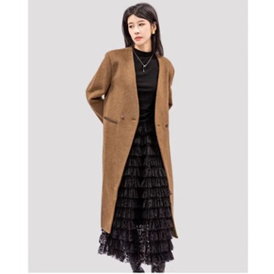 温碧霞代言IRENENA服装品牌半身蛋糕裙荷叶边蕾丝蓬蓬长裙图3