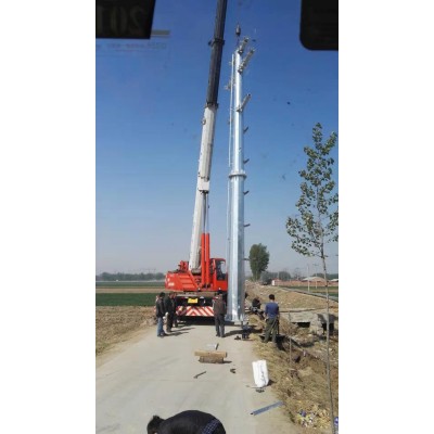 杭工电力钢杆10kv 电力钢管杆 电力钢管塔 生产厂家图3