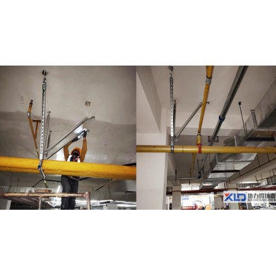 孝感当地电缆桥架抗震支架厂家 协力得400*100强弱电桥架抗震支架多种规格供应图3