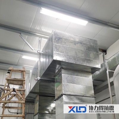 湖北建筑机电管线抗震支架武汉防排烟管道抗震支吊架 大型风管抗震支吊架生产厂家图5