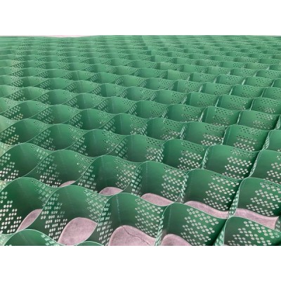 道路生态护坡高分子蜂巢约束系统塑料土工格室图2