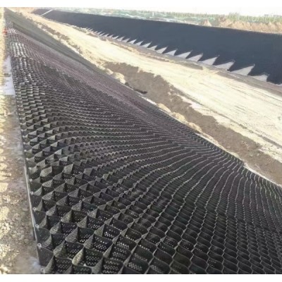 道路生态护坡高分子蜂巢约束系统塑料土工格室图5
