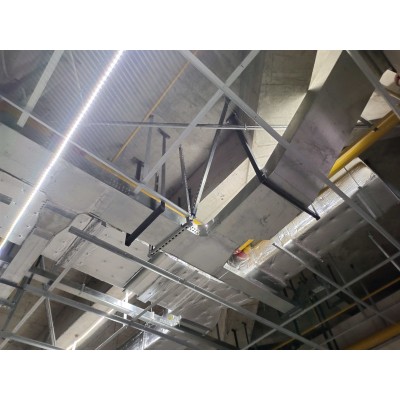 黄石强弱电桥架抗震支吊架300*100多规格桥架抗震支吊架生产厂家湖北协力得抗震支架图2