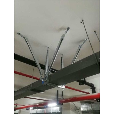 黄石强弱电桥架抗震支吊架300*100多规格桥架抗震支吊架生产厂家湖北协力得抗震支架图4