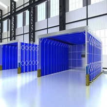 驱动式轨道伸缩喷漆房 用料厚实 任意